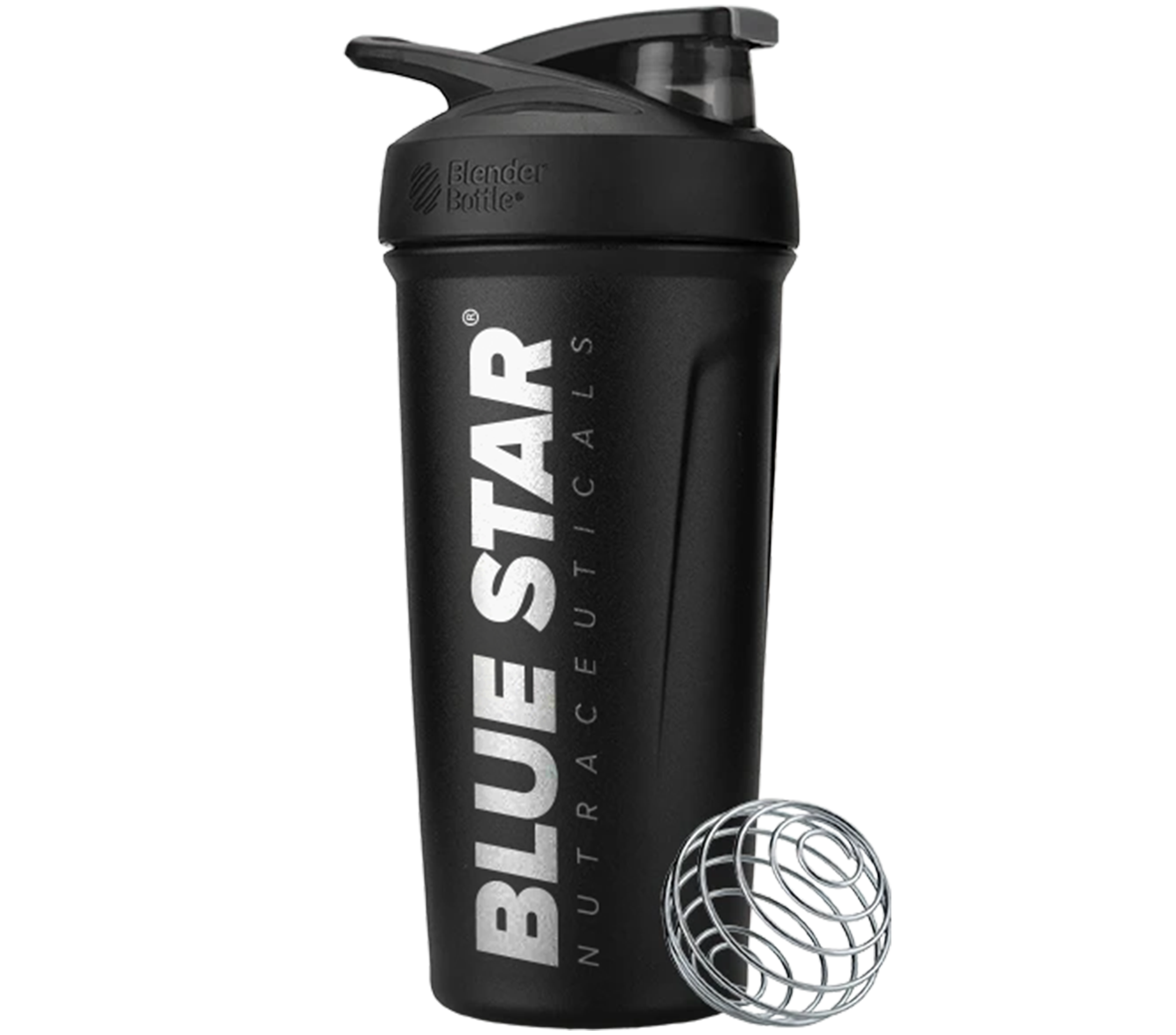 Athletic Works Frost/Black Protein Drink Shaker Bottle W/Mixing Ball, 24  Fluid O