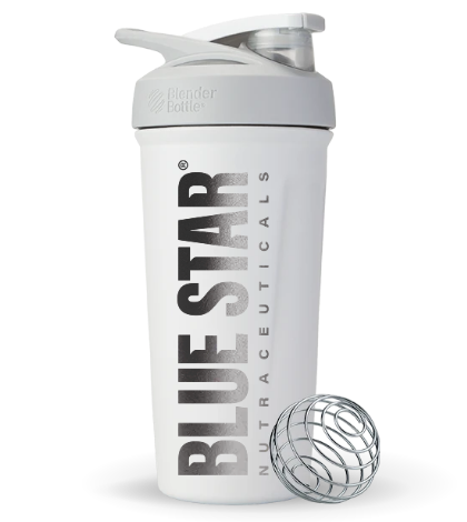 B & F KTSHAKER 24 oz Shaker Bottle with Ball, Blue, 1 - Smith's Food and  Drug